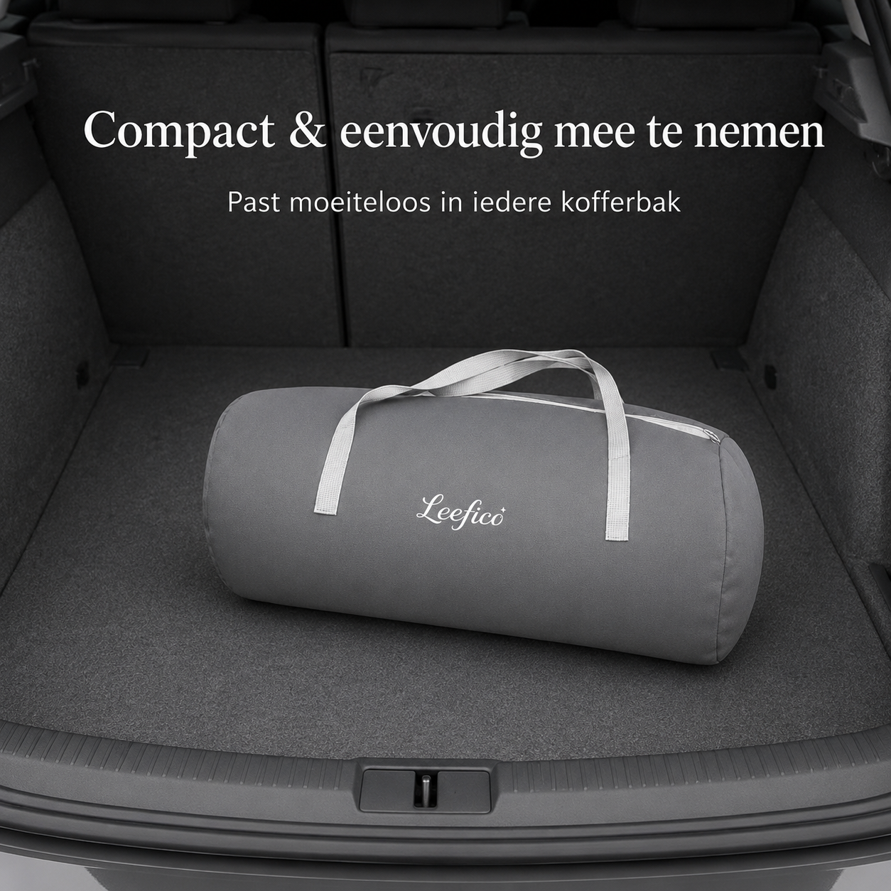 Leefico grondbox opbergen in draagtas — compact meenemen voor onderweg of oma